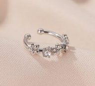 1pc Rhinestone Decor Ear Cuff