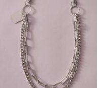 1pc Ring Decor Pant Chain