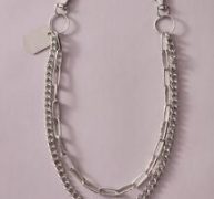 1pc Ring Decor Pant Chain