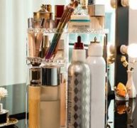 1pc Rotatable Cosmetic Storage Rack