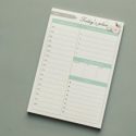 1pc Schedule Memo Pad