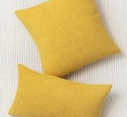 1pc Solid Color Cushion Cover Without Filler
