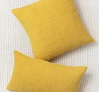 1pc Solid Color Cushion Cover Without Filler