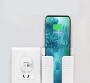 1pc Solid Color Wall-Mounted Storage Holder