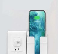 1pc Solid Color Wall-Mounted Storage Holder