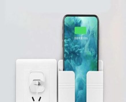 1pc Solid Color Wall-Mounted Storage Holder