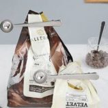 1pc Stainless Steel Coffee Scoop With Seal Clip