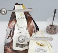 1pc Stainless Steel Coffee Scoop With Seal Clip