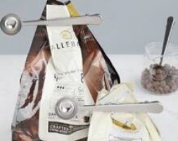 1pc Stainless Steel Coffee Scoop With Seal Clip