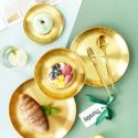 1pc Stainless Steel Snack Plate