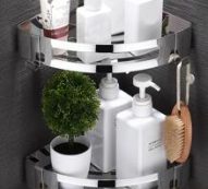 1pc Stainless Steel Triangle Storage Rack