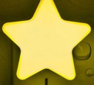1pc Star Shaped Night Light