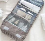 1pc Travel Cosmetic Storage Bag With Hook