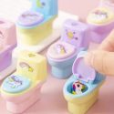 1pc Unicorn Toilet Design Random Sharpener