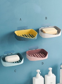 1pc Wall Mounted Soap Dish Holder