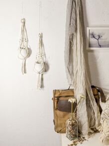 1pc Woven Macrame Plant Hanger