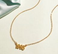 1pc Year Charm Necklace