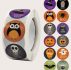 1roll Halloween Pattern Gift Sticker