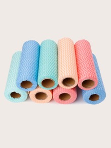 1roll Random Color Disposable Cleaning Rag