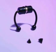 1set Magnetic Nose Ring