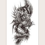 1sheet Animal Pattern Tattoo Sticker