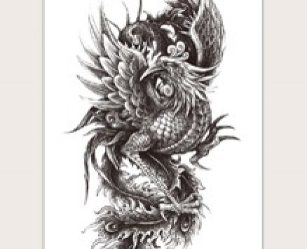 1sheet Animal Pattern Tattoo Sticker