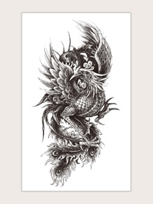 1sheet Animal Pattern Tattoo Sticker