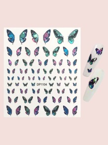 1sheet Butterfly Nail Art Sticker