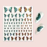 1sheet Butterfly Pattern Nail Art Sticker