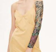 1sheet Chinese Dragon Pattern Tattoo Sticker