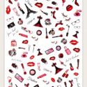 1sheet Cosmetic Pattern Nail Art Sticker