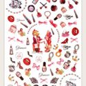 1sheet Cosmetic Pattern Nail Art Sticker