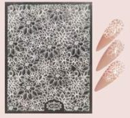 1sheet Floral Nail Art Sticker