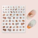 1sheet Flower Pattern Nail Art Sticker