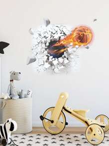 1sheet Football Print Wall Sticker