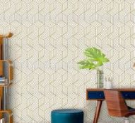1sheet Geometric Pattern Sticky Wallpaper