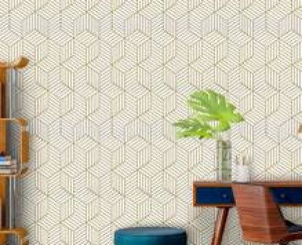 1sheet Geometric Pattern Sticky Wallpaper