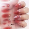 1sheet Moon & Star Print Nail Art Sticker & 1pc Nail File