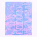 1sheet Rectangle Aurora Nail Art Sticker