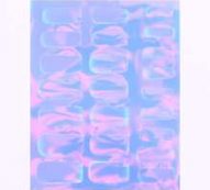1sheet Rectangle Aurora Nail Art Sticker