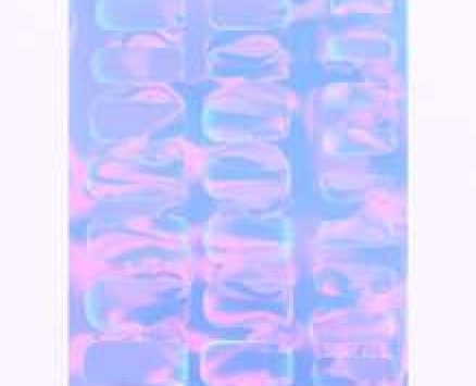 1sheet Rectangle Aurora Nail Art Sticker