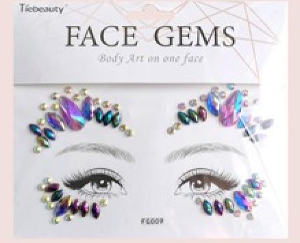 1sheet Rhinestone Eye Tattoo Sticker