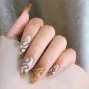 1sheet Snake Pattern Nail Art Sticker