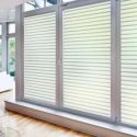 1sheet Striped Pattern Opaque Glass Sticker