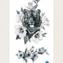 1sheet Tiger Pattern Tattoo Sticker