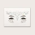 1sheet Water-drop Rhinestone Shaped Eye Tattoo Sticker