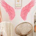 1sheet Wing Print Wall Sticker