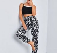 2 In 1 Cami Top & Graphic Pants Pajama Set