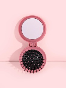 2 In 1 Hair Brush & Mirror