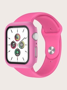 2 In 1 Silicone Watchband & Case For iWatch